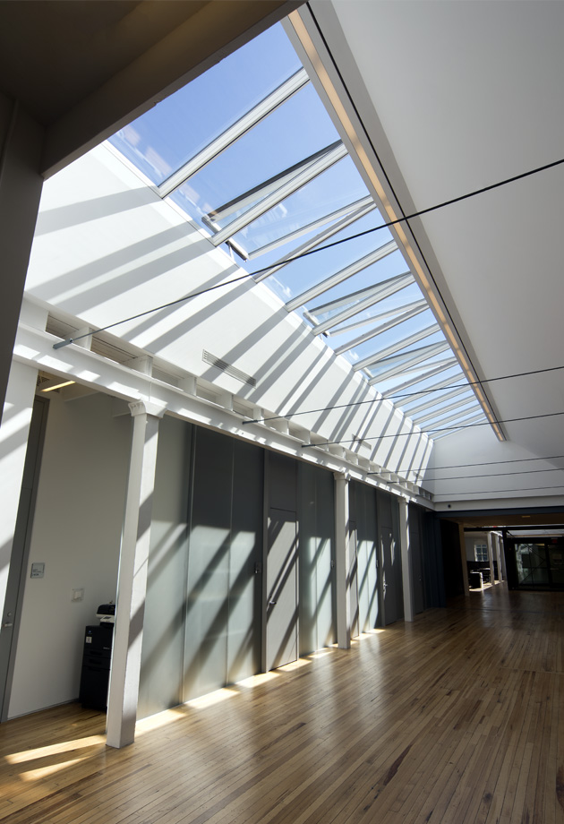 Modernizing the College of Architecture with the intelligent use of natural interior daylight.